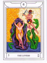 Влюбленные (Магическое Таро Золотой Зари)