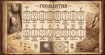 16 геомантических фигур