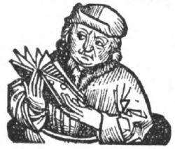 Василид. Рисунок из Нюрнбергской хроники (1493 г.)