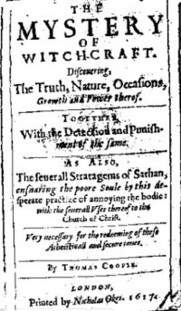 «Тайна колдовства», 1617 г. 