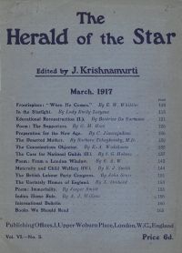 «Вестник Звезды», март 1917 г.